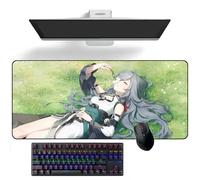 ZEKYGPP Alfombrilla de ratón de anime Honkai Impact 3rd Fu Hua Anime Alfombrilla de escritorio Alfombrilla de teclado Alfombrilla de ratón grande Alfombrilla de ratón de goma