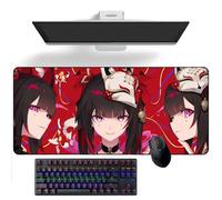 ZEKYGPP Alfombrilla de ratón de anime Honkai: Star Rail Sparkle Anime Alfombrilla de escritorio Alfombrilla de teclado Alfombrilla de ratón grande Alfombrilla de ratón de goma, 400 mm x 900 mm x 3 mm
