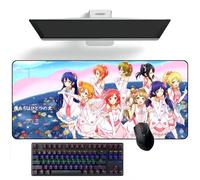 ZEKYGPP Alfombrilla de ratón de anime LoveLive! Alfombrilla de mouse de anime Alfombrilla de escritorio, alfombrilla de teclado grande, 300 mm x 700 mm x 3 mm