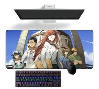 ZEKYGPP Alfombrilla de ratón de anime Steins; alfombrilla de ratón de anime Gate Alfombrilla de escritorio Alfombrilla de teclado Alfombrilla de ratón grande 300 mm x 700 mm x 3 mm