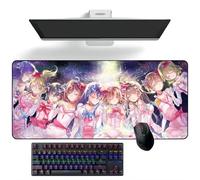 ZEKYGPP Anime Alfombrilla de ratón LoveLive! Anime Alfombrilla de Escritorio Alfombrilla para Teclado Alfombrillas de ratón Grandes