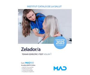 Zelador/a de l' Institut Català de la Salut (ICS). Temari Específic volum 1 i test