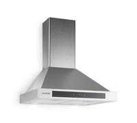 Zelda 60cm 601m³/h Campana Extractora de Pared Plata