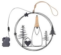 Zelda Bomboniere Decoración Círculo Luces LED D 35 Decoraciones Adornos Navidad (Botella)