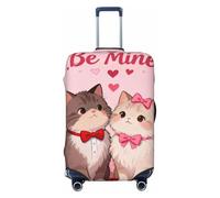 Zelinge Fundas de equipaje para maleta, funda antiarañazos, Be Mine Cats, for 18-21 Inch Luggages S