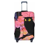 Zelinge Fundas de equipaje para maleta, fundas resistentes a los arañazos, Owls Night Jungle, for 18-21 Inch Luggages S