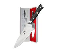Zelite Cuchillo Cocina Profesional, Cuchillo de Chef de Acero Inoxidable para Cocinar, Diseño Japonés Dimensiones 15,2 cm para Casa y Restaurantes, Cuchillos Cocina Profesionales Muy Afilados