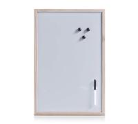 Zeller 11121 Tablero Magnético/Pizarra, Madera, Marrón, 59x39.5x3 cm