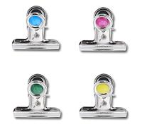 Zeller 11228 magnético Juego de Clips, 4 Piezas, Metal