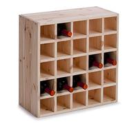 Zeller 13172 Botellero, Madera, Marrón, 52x25x52 cm