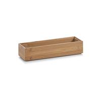 Zeller 13331 Caja para Poner Orden, Madera, Marrón, 23x7.5x5 cm