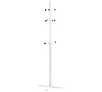 Zeller 13451 Perchero para Niños, MDF, Blanco, 38x38x125 cm