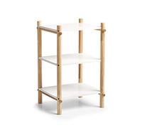 Zeller 13502 - Estantería Infantil (Madera de DM y Caucho, 35 x 35 x 58,5 cm), Color Blanco