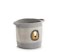 Zeller 14289 Löwe - Cesta de almacenaje (algodón y poliéster, 30 x 30 cm)