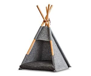 Zeller 14378 - Cesta para Gatos (44 x 42 x 45/68 cm), Color Gris