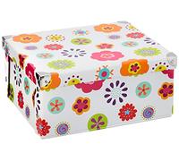 Zeller 17852 Caja de Almacenaje Kids, Cardboard, Multicolor, 26.5x31.5x14.5 cm