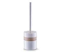 Zeller 18261 Escobilla de Baño, Cerámica, Beige, 9.5x9.5x33 cm