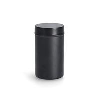Zeller 19486 - Tarro de cristal con tapa de metal (900 ml, diámetro de 10 x 17,8 cm), color negro