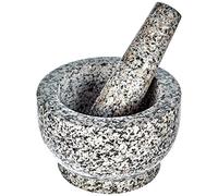 Zeller 24503 Set de Mortero Y Arena, Granit, Gris, 13x13x8 cm