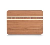 Zeller 25235 Tabla para Cortar, Madera, Marrón, 30x20x3 cm