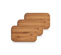 Zeller 25260 - Juego de Tablas de Cortar, 3 Unidades, 22 x 14 x 0,8 centímetros,