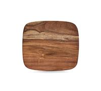 Zeller 25553 - Tabla de Cortar, Madera de Acacia 28 x 25 x 1 cm, Color Natural