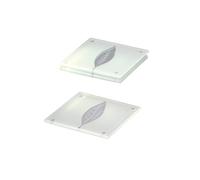 Zeller 26232 - Juego de 4 salvamanteles de Corcho, 10 x 10 centímetros