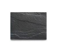 Zeller 26257 Tablas para Cortar, Vidrio, Gris, 40x30x3 cm