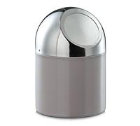 Zeller 27202 - Mesa de Basura en Acero Inoxidable y Cromo, Color: Gris Oscuro