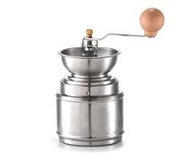 Zeller 27219 Molinillo de café, Acero Inoxidable 9.5 x 9.5 x 22 cm, Plata