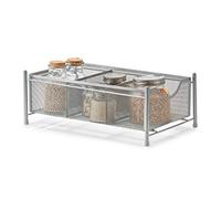 Zeller 27400 - Organizador universal (malla, 24,5 x 39,5 x 14,5 cm), color plateado