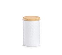 Zeller Caja Scandi, Metal, Color Blanco