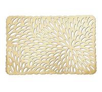 Zeller Cestas de Almacenamiento, Cloruro de polivinilo, Dorado, ca. 43,5 x 28,5 cm