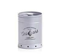 Zeller Tarro de Metal., Gris, Medium