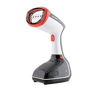 Zelmer ZGS1100 Handy - Vaporizador de ropa, 1100 W, vapor constante 25 g/min, listo para usar en 35 segundos, 1 nivel de vapor, elimina migas, olores, desinfectado, 325 ml de capacidad, color rojo.