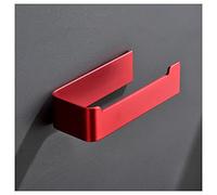 ZELNF Portaescobillas de baño de Aluminio, portarrollos de Papel higiénico de cerámica, Gancho for Bata roja, toallero, Cinta Adhesiva 3M, Juegos de Accesorios de baño (Color : Paper Holder)