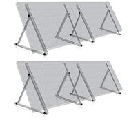 Zelsius Juego de soporte universal para panel solar con ángulo ajustable de 0 a 90°, soporte para paneles, kit de montaje de aluminio para paneles, montaje en panel solar (104 x 3 x 3 - 104 cm, 4)