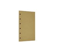 Zelten 1 Paquete A7 45 Hojas/90 Páginas Papel Perforado de Hoja Suelta Recambios de Papel para Carpeta de 6 Agujeros Organizador Personal Cuaderno de Notas Recargable Planificador