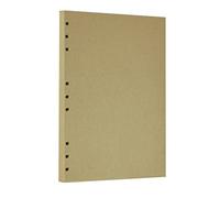 Zelten 1 Paquete B5 45 Hojas/90 Páginas Papel Perforado de Hoja Suelta Recambios de Papel para Carpeta de 9 Agujeros Organizador Personal Cuaderno de Notas Recargable Planificador