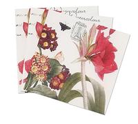 Zelten 2 Capas 20 Servilletas de Color Para la Fiesta de Té de Bodas F (Amaryllis Lily, 1)