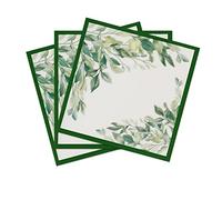 Zelten 2 Capas 20 Servilletas de Color Para la Fiesta de Té de Bodas F (Green, 1)