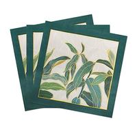 Zelten 2 Capas 20 Servilletas de Color Para la Fiesta de Té de Bodas F (Shinning Leaves, 1)