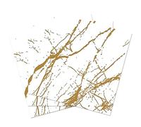 Zelten 2 Capas 20 Servilletas de Color Para la Fiesta de Té de Bodas F (White Marble, 1)