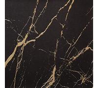 Zelten 2 Capas 20 Servilletas de Color Para la Fiesta de Té de Bodas (Mármol Oro Negro Textura, 1 Pack)