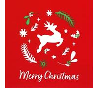 Zelten 2 Capas 20 Servilletas de Color Para la Fiesta de Té de Bodas (Reno, 1 Pack)