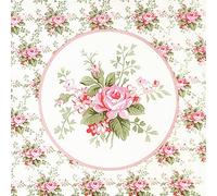 Zelten 2 Capas 20 Servilletas de Color Para la Fiesta de Té de Bodas (Rosa Rosa, 1 Pack)