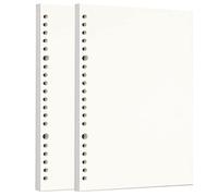 Zelten Papel de recambio de papel perforado de hojas sueltas para carpeta de 6 agujeros, organizador personal, diario, planificador recargable (boceto, A5/20 agujeros)