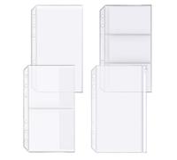 Zelten Recambios/Hojas sueltas para carpeta de anillas con tapa A6/Organizador personal/Planificador(A6 6 Holes, Binder Pocket All in Set)