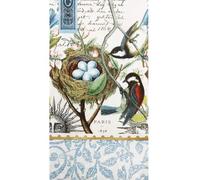 Zelten Servilletas de anfitriona de papel de colores de 2 capas, 15 unidades, para bodas, cenas, fiestas de té, decoración E (Mockingbird, 1)