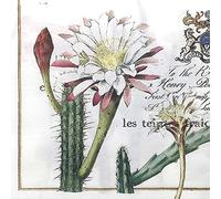 Zelten Servilletas de Papel de Colores, 20 Servilletas Shabby Chic para Boda, Cena, Partido del Té, despedida de soltera/bebé (Guatemala Plants II)